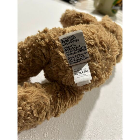 Jellycat Bumbly Bear Plush 12” (standing up) Brown Stuffed Animal Teddy Retired - Picture 3 of 9